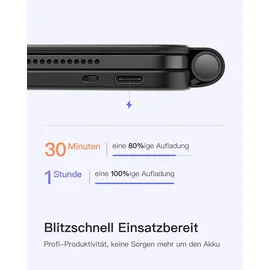 Inateck Magic Keyboard für iPad Pro 11 2024 M4 Schwarz