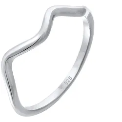 Elli Wellen Minimal Geo Trend 925 Silber Ringe   Damen 