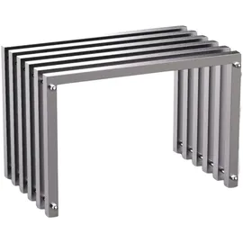 DanDiBo Ambiente DanDiBo Sitzhocker 60 x 60 x 43,5 cm silber