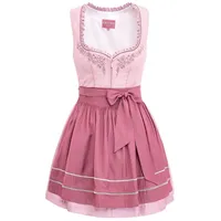 KRÜGER MADL & BUAM Trachtenkleid Mini Dirndl 2tlg. 50cm 416567 rose rosa 40