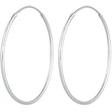 Elli Creolen Basic Klassisch Silber 925