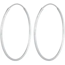Elli Creolen Basic Klassisch Silber 925
