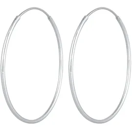 Elli Creolen Basic Klassisch Silber 925