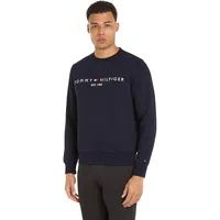 Tommy Hilfiger Sweatshirt mit Label-Stitching, Marine, S