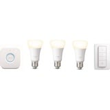 Philips, Leuchtmittel, Hue White Starterset (E27, 9.50 W, 800 lm, 3 x)