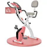 Homcom Heimtrainer mit LCD Display rosa
