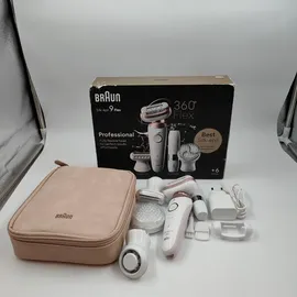 Braun Silk·épil 9 Flex 9-011 3D Wet & Dry weiß/rosegold