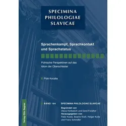 Kocyba, P: Sprachenkampf, Sprachkontakt und Sprachstatus