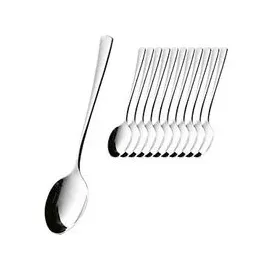 Esmeyer Espressolöffel Stockholm 11,5cm Edelstahl 18/10, poliert. Materialstärke 2.0 mm, Weiss