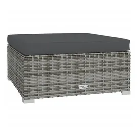 vidaXL Gartenhocker 70 x 70 x 30 cm grau-anthrazit