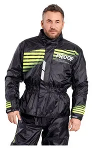 Proof Hoodie Regen Jacke grün, XS
