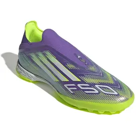 adidas F50 Pro Laceless TF Herren Purple Rush/Ftwr White/Lucid Lemon 44