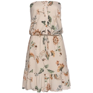 Buffalo Bandeaukleid Damen beige-bedruckt Gr.46