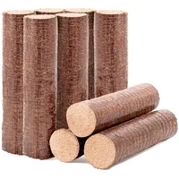 Holzbriketts/Heizbriketts aus 100% Holz (70% Buche, 30% Eiche) | Paket mit 20 kg = 10 Briketts