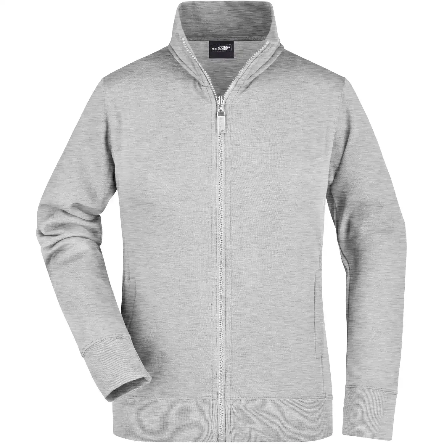 Damen Sweatjacke "JN052" - L - grey-heather