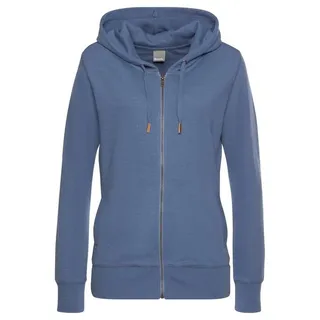 bench. loungewear Sweatjacke Damen jeans-meliert Gr.40/42
