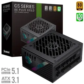 gamemax GS 750G SFX Netzteil PC 750W, Vollmodular, 80 Plus Gold, Hochwertige Japanische Kondensatoren, FDB Lüfter, APFC+LLC+DC-DC, 9 Schutzfunktionen, 5 Jahre Garantie, Schwarz