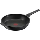 Tefal Robusto Aluguss Bratpfanne 28 cm, Pfanne Induktion mit Antihaftversiegelung, Thermo-Signal bei idealer Brattemperatur, einfache Reinigung, spülmaschinenfest, für alle Herdarten geeignet E24906