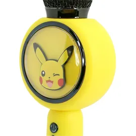 OTL Technologies Pokémon Pikachu Karaoke-Mikrofon mit kabellosem Lautsprecher und LED-Leuchten