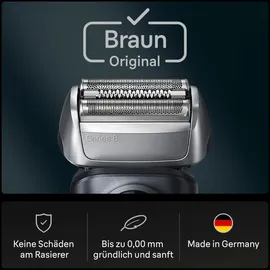 Braun Scherkopf Series 8 83M silber 1 St.