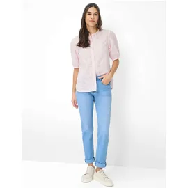Brax Damen, Five-Pocket-Hose Style CAROLA USED LIGHT BLUE, denim hellblau, Gr. 44K