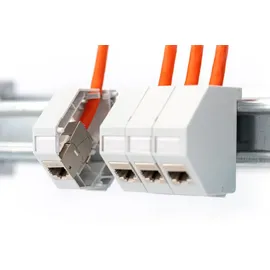 Digitus Keystone Gehäuse für Hutschienen Montage, IP20