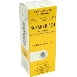 Notakehl D 4 Kapseln 20 St.