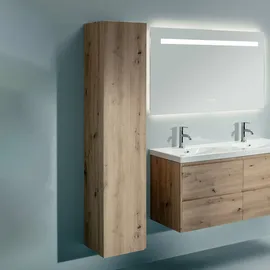 Laufen Lani Hochschrank 35,5 x 165 x 33,5 cm Wildeiche Glas/MDF
