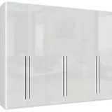 PLACES OF STYLE »Piano, UV lackiert, hochglänzend in beige oder weiß, FSC-zertifiziert«, (Made in Europe), in vielen Breiten, Höhe 224cm, mit Soft-Close Funktion