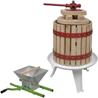 VidaXL 2-tlg. Obst- & Weinpresse und Mühle-Set