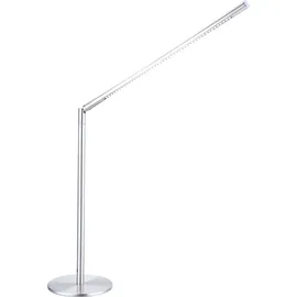 GLOBO Tischleuchte Nickel-matt H 80 cm