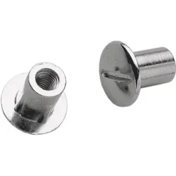 Hülsenmutter vernickelt - 11 mm , M5