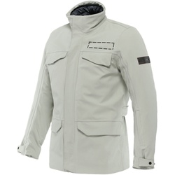 Dainese Sheffield D-Dry XT Motorrad Textiljacke, grau, Größe 52 für Männer
