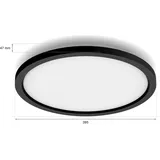 Philips Hue White Ambiance Aurelle Deckenleuchte sw + Dimmschalter • rund