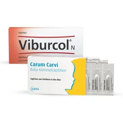 Viburcol N + Carum Carvi Kümmelzäpfchen 1 Set