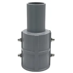 ENOVALITE Straßenleuchten Adapter, 80 zu 60 mm, grau