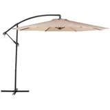Beliani Ampelschirm Ø 300 cm Sandbeige