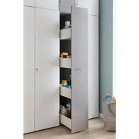 WIMEX Drehtürenschrank Multiraumkonzept 30 x 185 x 54 cm Grau
