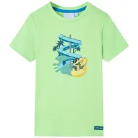 VidaXL Kinder-T-Shirt Neongrün 128 - Grün