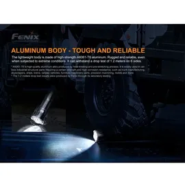 Fenix LR50R LED Taschenlampe 12000 Lumen - Schwarz