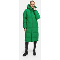 Marikoo Winterjacke "Tikoraa", Damen, Gr. XL, grün (smaragd grün), Obermaterial: 100% Polyester. Futter: 100% Polyester. Wattierung: 100% Polyester. Ärmelfutter: 100% Polyester, Jacken Winterjacke, mit extra langem Schnitt und hohem Kragen