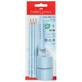 Faber-Castell Grip 2001 Bleistift-Set 1 Set Blau/Türkis