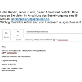 HEUNEC Hochzeitsbärenpaar Bär & Bärin 30 cm rot