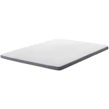 Beliani Topper Memory Foam Grau mit Weiß 140 x 200 cm