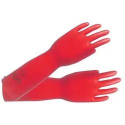 Ansell Chemiehandschuh AlphaTec Sol-Vex 37-900 Gr.8 rot EN 388,EN 374,ISO 9001
