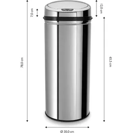Echtwerk Sensor 42 l edelstahl glänzend