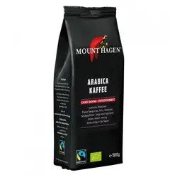 Mount Hagen Röstkaffee entkoffeiniert  ganze Bohne bio 500g