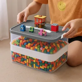 Kruzzel Aufbewahrungsbox 15 L 1-tlg. transparent