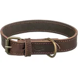 Trixie Rustic Halsband Dunkelbraun 37–44 cm