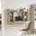 vidaXL Wand-Schreibtisch Sonoma Eiche 105x48x75 cm Holzwerkstoff